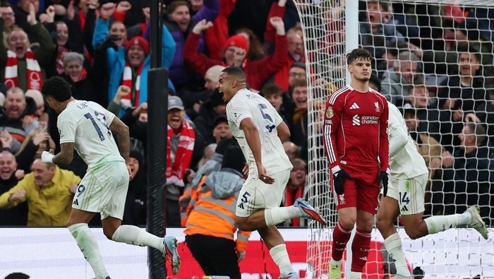 Liverpool Terperosok ke Posisi 11 Liga Inggris Usai Dibantai Nottingham Forest 0-3, Ulangi Rekor Buruk 60 Tahun Lalu