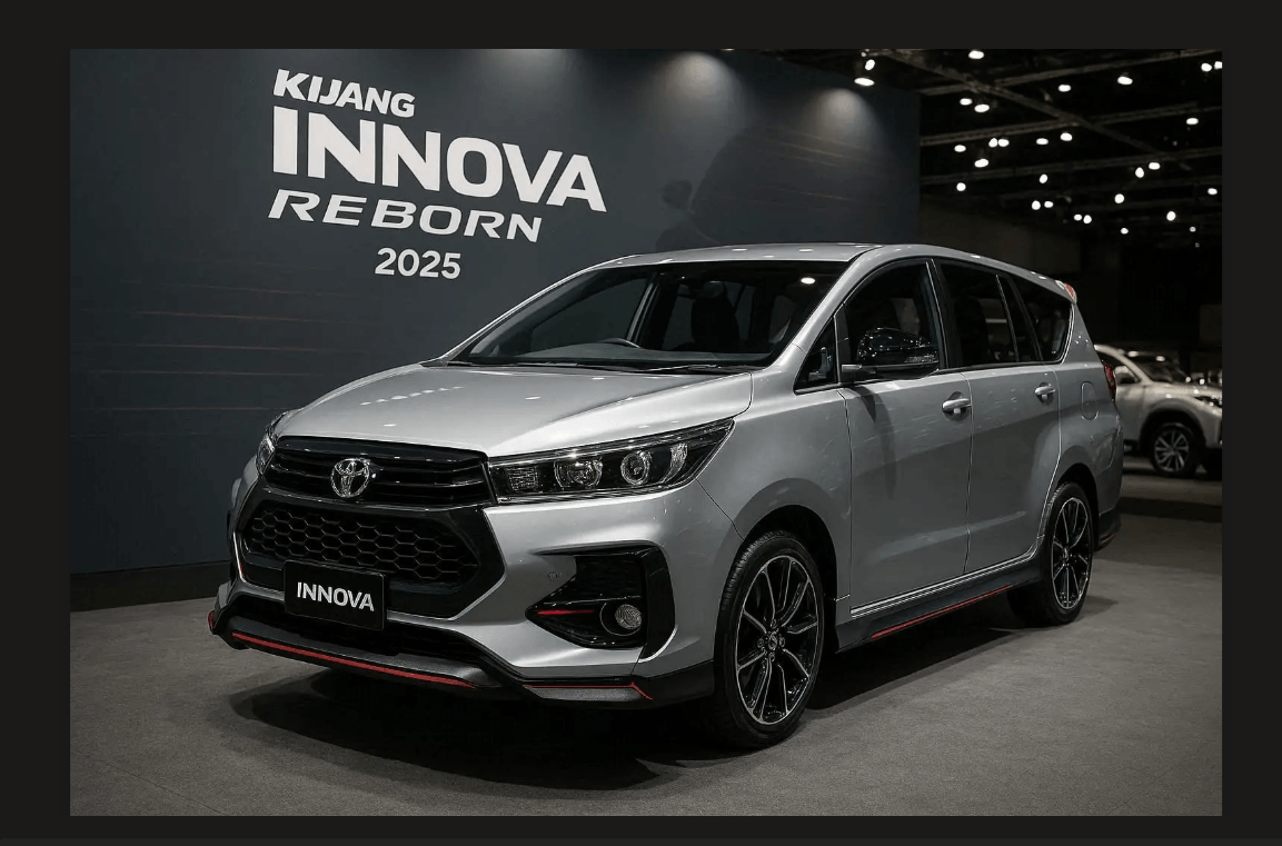 All New Innova Reborn 2025: Mengusung Desain Modern dengan Kenyaman Kabin Luas yang Siap Menampung 8 Penumpang