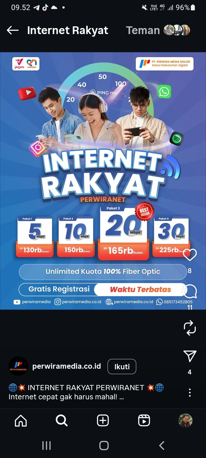 Waspada Penipuan, Hanya Ada Dua Portal Resmi Program Internet Rakyat
