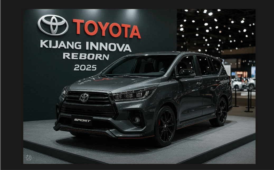 All New Innova Reborn 2025 Terbaru Punya Desain Lebih Necis dengan Sentuhan Elegan, Harga Berapa?