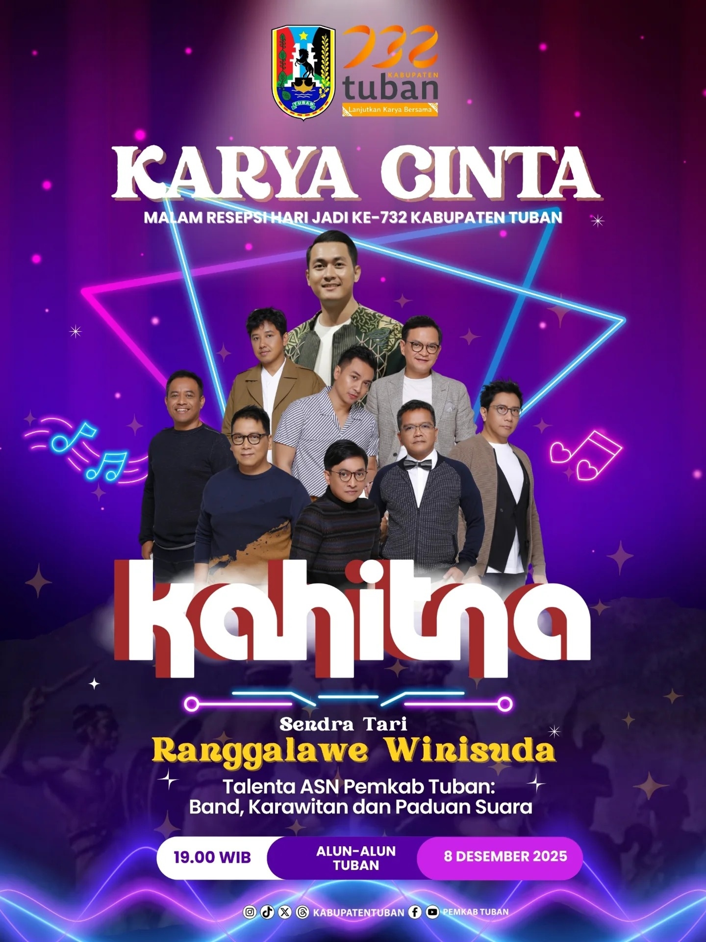 Warga Tuban Merapat! Konser Gratis Kahitna di Alun-alun Besok Senin Malam, Simak Rangkaian Acaranya
