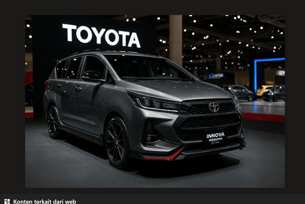 All New Innova Reborn 2025 Bikin Penasaran! Bocoran Spesifikasi dan Semua Keunggulan Fantastisnya