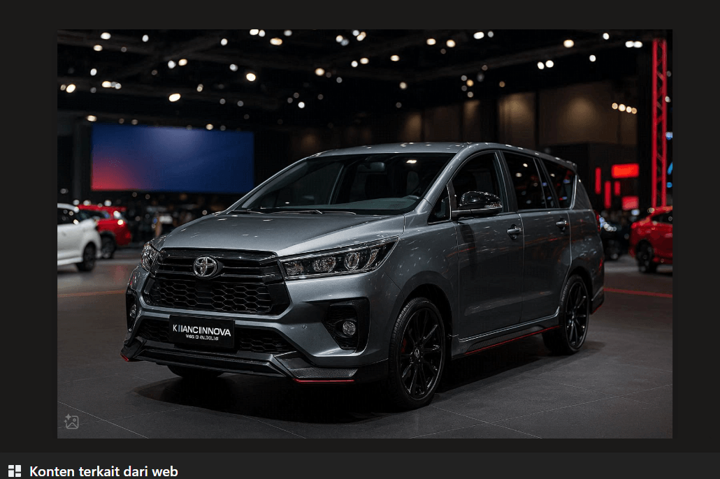 MPV Keluarga Modern, All New Innova Reborn 2025 Tantang Xpander dengan Fitur Lebih Lengkap dan Desain Lebih Modern