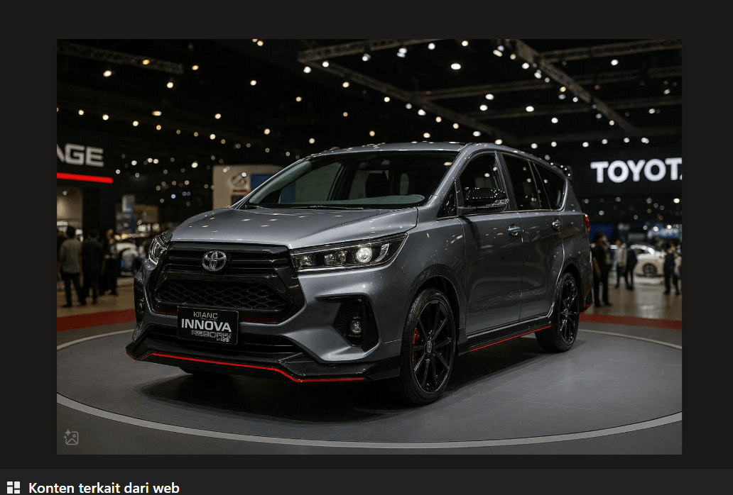 Ini Spesifikasi Lengkap All New Innova Reborn 2025, Semakin Pintar dan Futuristik