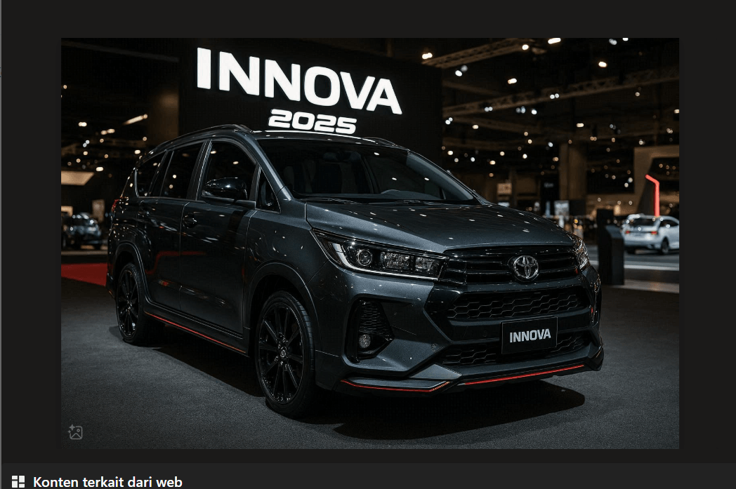 Toyota Bikin Kejutan di All New Innova Reborn 2025, MPV Futuristik Baru Disiapkan untuk Adu Gaya dan Performa dengan Pesaing!