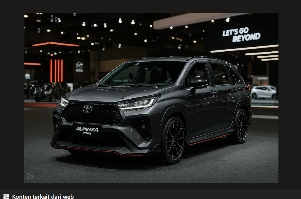 Toyota Avanza 2025 Siap Saingi Sang Rival Daihatsu Xenia, MPV Keluarga dengan Desain Segar dan Fitur Canggih!