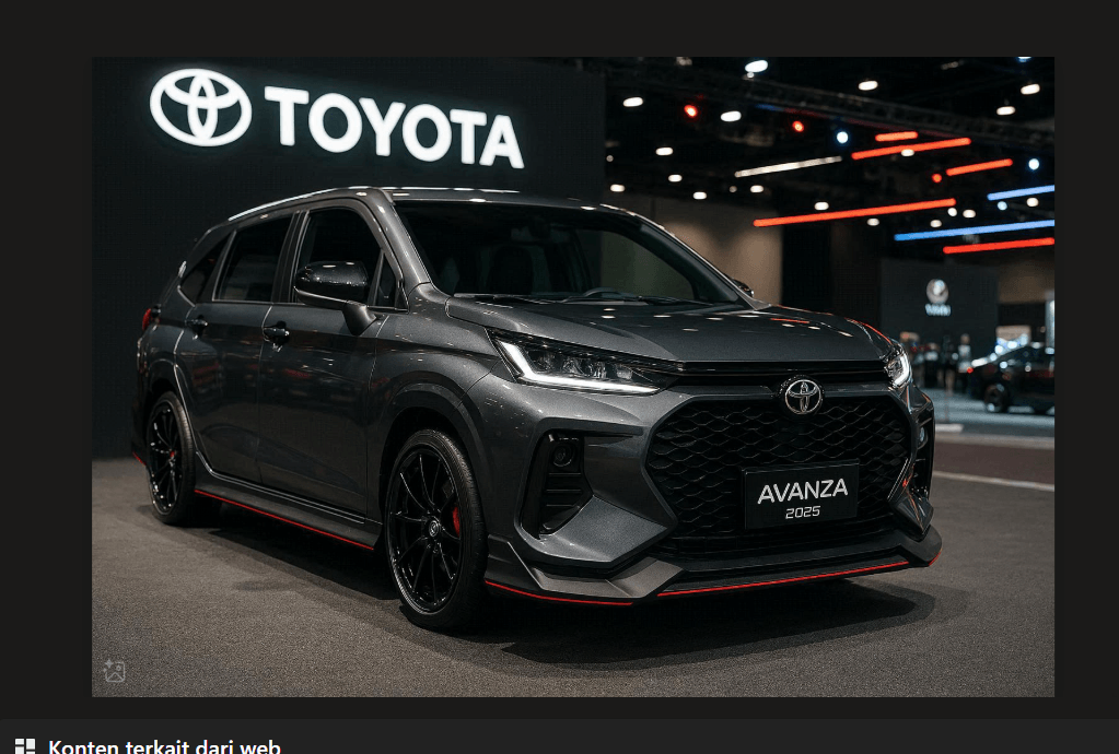Makin Garang! Toyota Avanza 2025 Hadir dengan Gril Besar dan Tampilan Agresif!