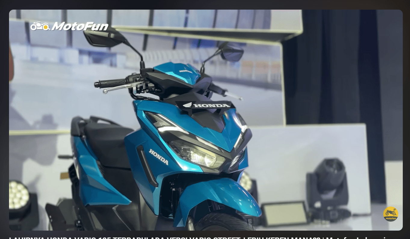 Banyak yang Bilang Desainnya Jelek? Begini Penampakan New Honda Vario 125 Terbaru Versi 2026