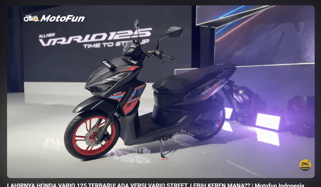 New Honda Vario 125 Street 2026: Dulu Cuma Rumor, Sekarang Beneran Rilis, Berapa Harga OTR Jakarta?