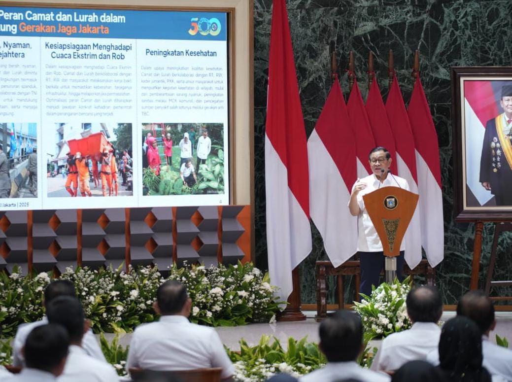 Gelar Townhall Meeting dengan Camat hingga Lurah, Gubernur Pramono Perkuat Jajaran di Lapangan Hadapi Nataru dan Potensi Hujan Ekstrem