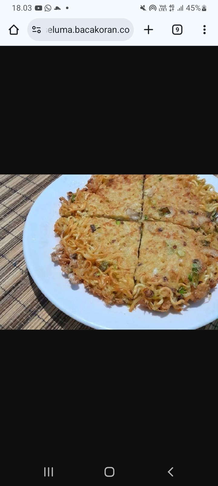 Resep Sarapan Praktis, Mie Instan Goreng Telur Bumbu Iris, Dijamin Maknyus