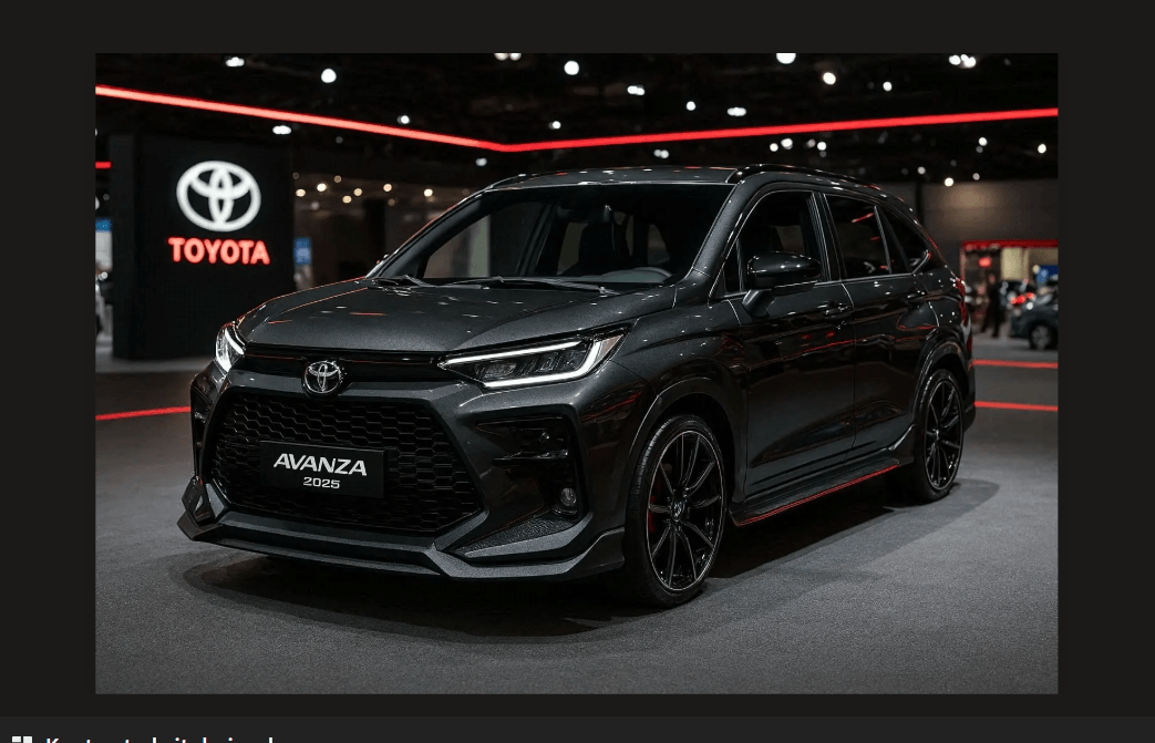 Toyota Avanza 2025: Legenda Mobil Keluarga Rilis dengan Wajah Baru yang Semakin Sporty dan Modern