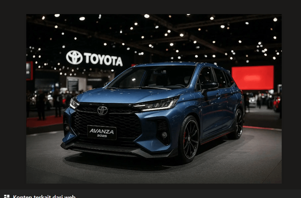 Toyota Avanza 2025 Tampil dengan Interior dan Fitur Baru, MPV Ramah Keluarga dan Ramah di Kantong