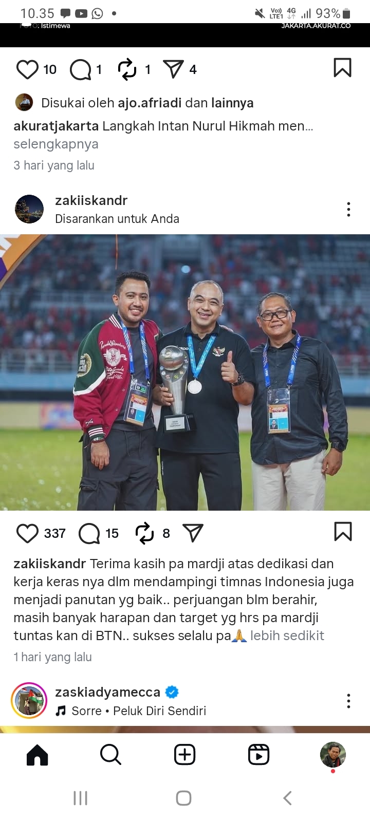 Sumardji Mundur dari Manajer Timnas Indonesia, Bang Zaki: Perjuangan Belum Berakhir