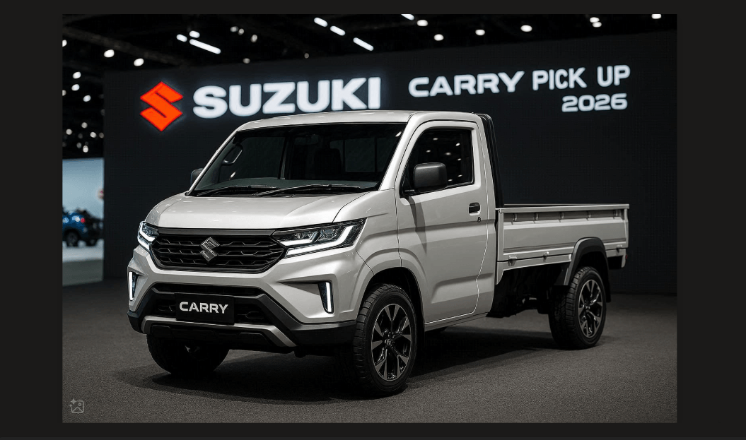 Suzuki Carry Pick Up 2026 hadir modern mirip Triton, tetap legendaris, tangguh, efisien, dan ekonomis untuk UMKM.