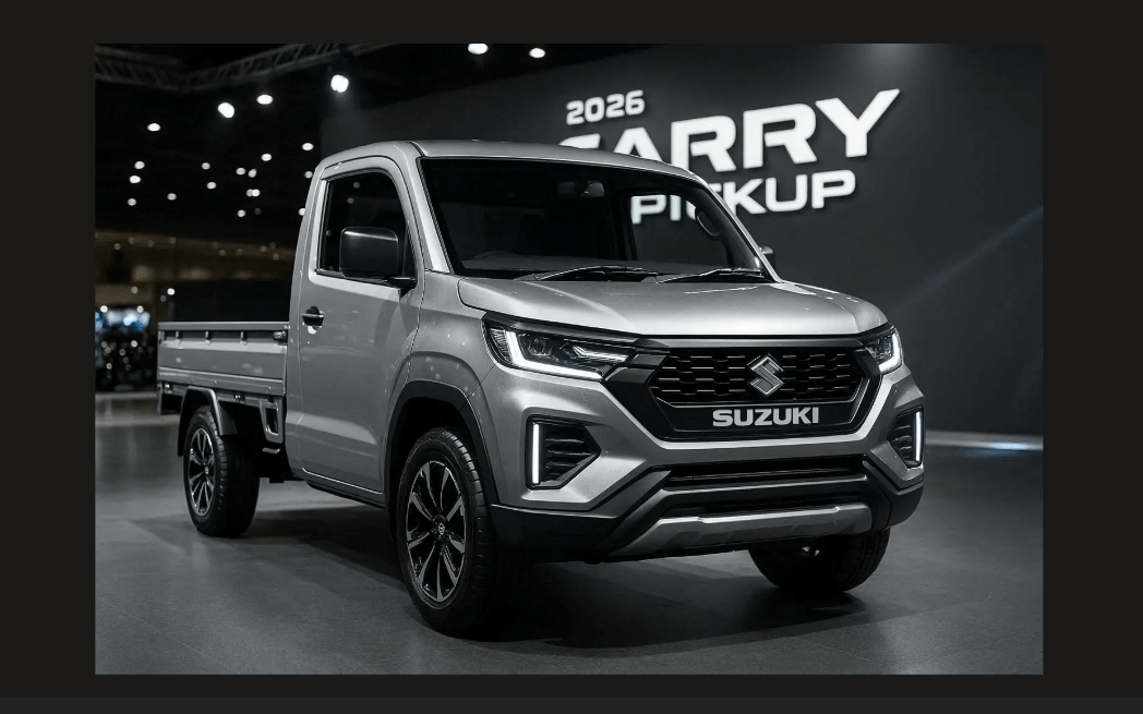 Cuma 100 Jutaan! Suzuki Carry Pick Up 2026 Tampang Garang Mirip Mitsubishi Triton, Mesin Bertenaga & Kapasitas Bak Jumbo