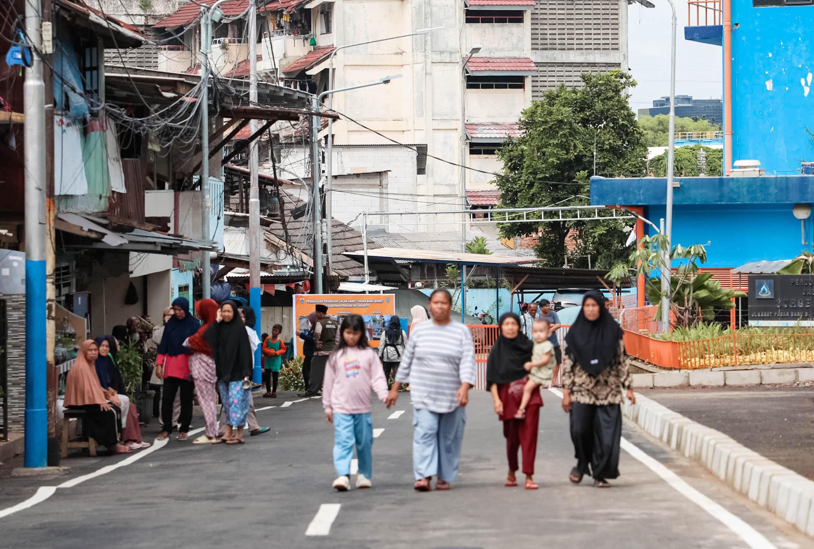 30 Tahun Rusak Parah, Revitalisasi Jalan RW 06 Karet Tengsin Baru Diresmikan Gubernur Pramono