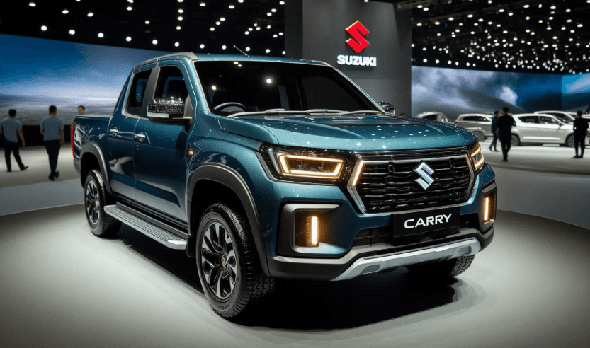 Bedah Visual Varian Double Cabin Suzuki Carry Pick Up 2026: Desain Lampu C-Shape Mewah Bertemu Ketangguhan Mesin 1.5L yang Tak Kenal Ampun