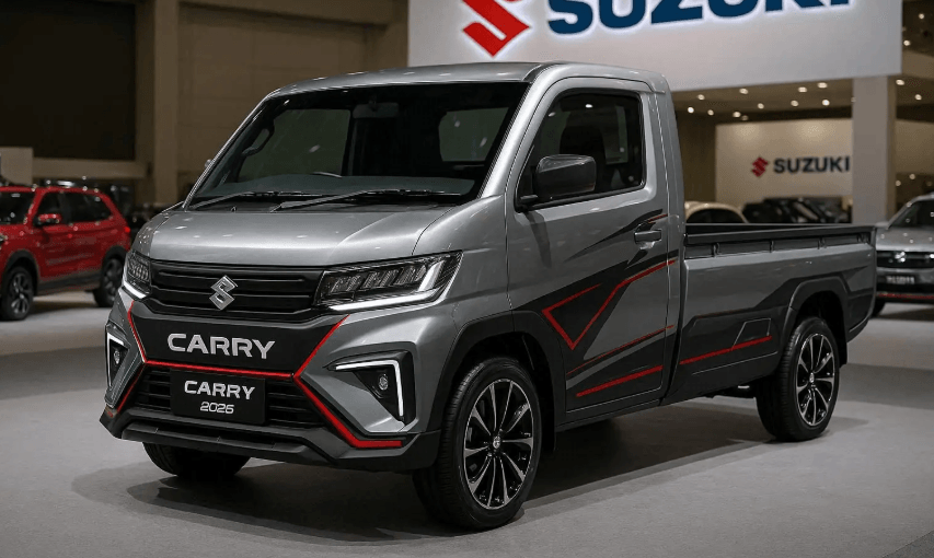 Suzuki Carry Pickup 2026: Solusi Mobil Angkutan Barang yang Tangguh, Mesin Irit Performa Stabil, dengan Desain Baru yang Maskulin