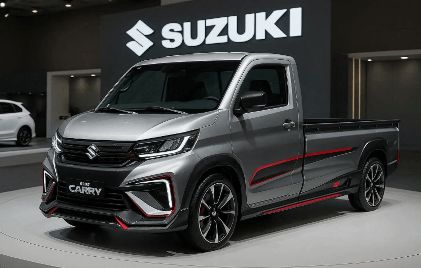 Suzuki Carry Pickup 2026 Tampil dengan Desain Depan Lebih Kokoh, Mesin Bandel Tahan Lama, dan Harga Tetap Murah