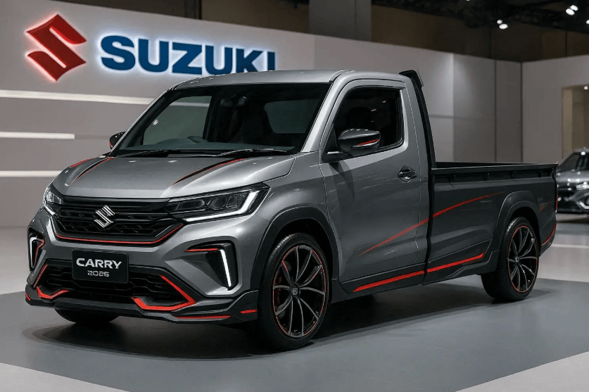 Libas Semua Medan! Suzuki Carry Pick Up 2026 Dibekali Mesin Tangguh & Desain Gagah, Pilihan Utama Pengusaha untuk Cari Untung