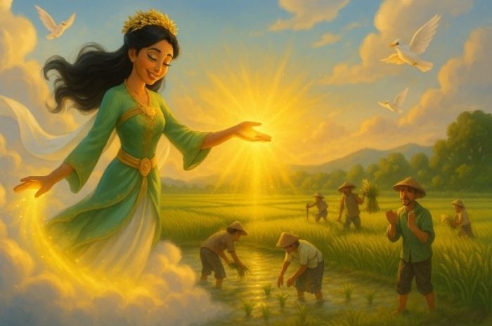 Dongeng Anak: Legenda Dewi Sri: Asal Muasal Padi