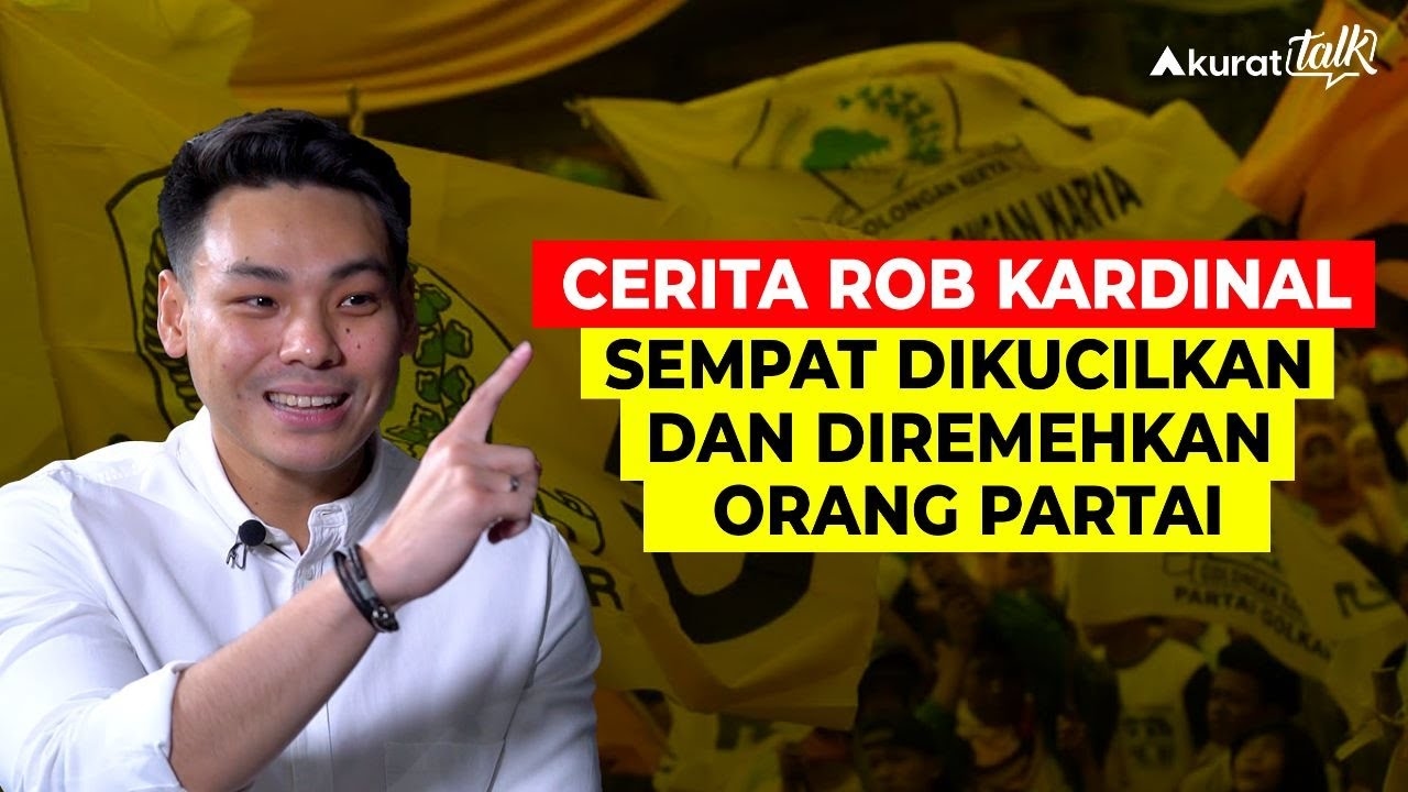 ROB CLINTON KARDINAL: ANAK MUDA JANGAN LAGI CUMA JADI PAJANGAN POLITIK